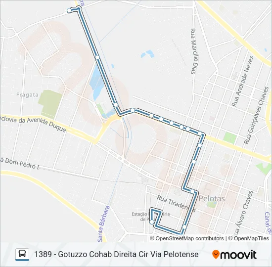 1301 GOTUZZO Bus Line Map