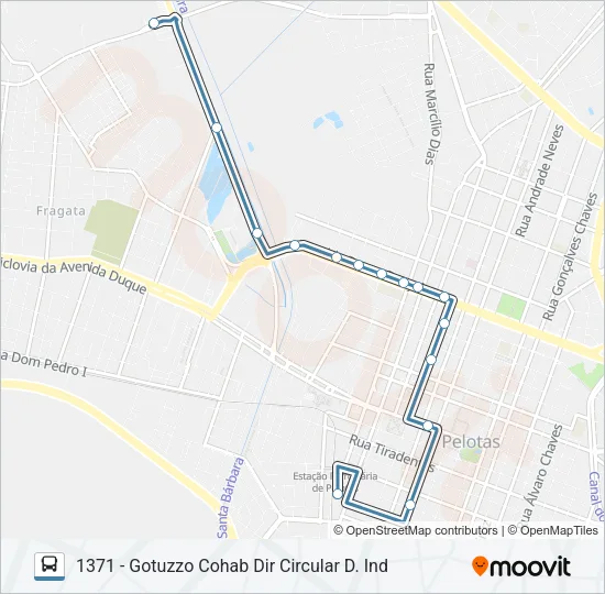 1301 GOTUZZO Bus Line Map