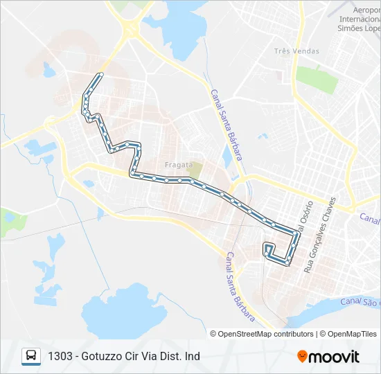1301 GOTUZZO Bus Line Map