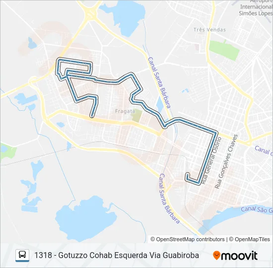 1301 GOTUZZO Bus Line Map
