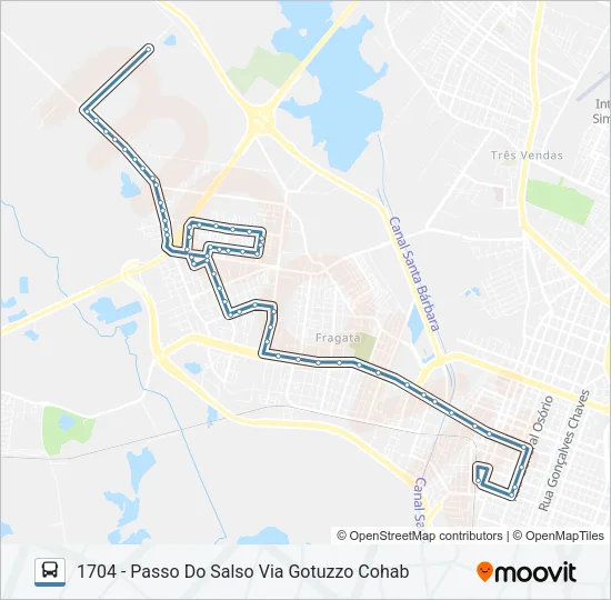 1301 GOTUZZO Bus Line Map