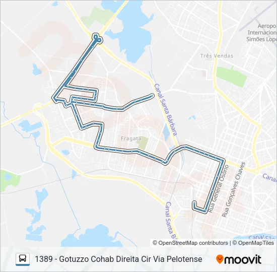 1301 GOTUZZO Bus Line Map