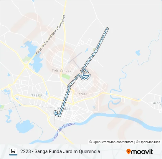 2611 CORUJA ILDEFONSO Bus Line Map