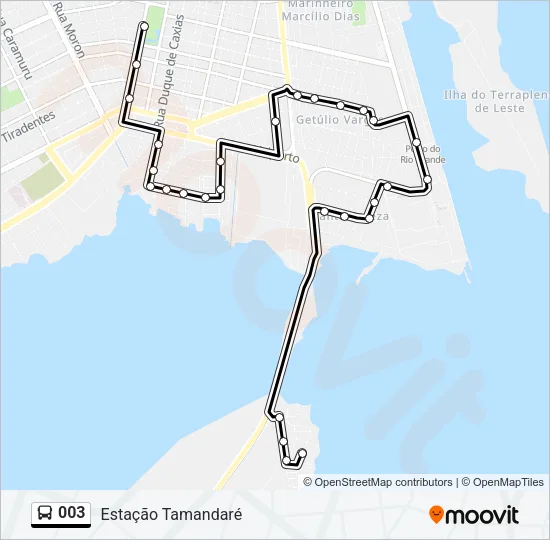 003 Bus Line Map
