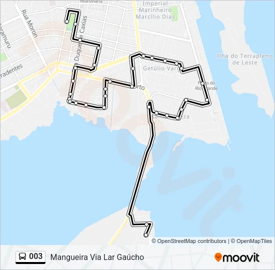 003 Bus Line Map