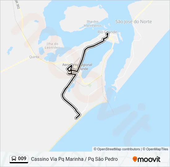 009 Bus Line Map
