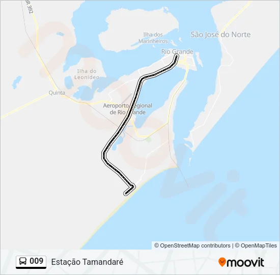 009 Bus Line Map