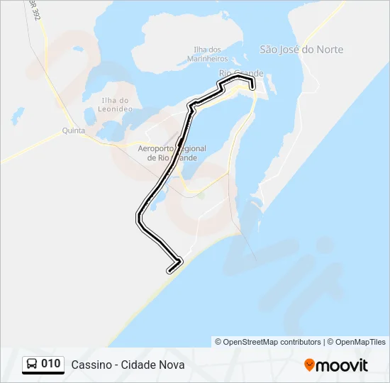 010 Bus Line Map