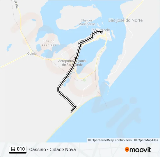 010 Bus Line Map