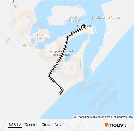 010 Bus Line Map