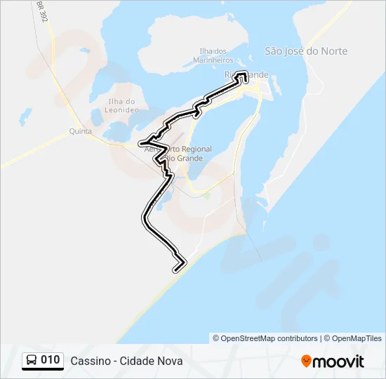 010 Bus Line Map