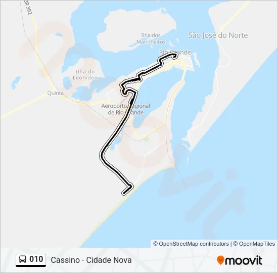 010 Bus Line Map