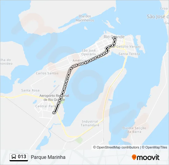 013 Bus Line Map