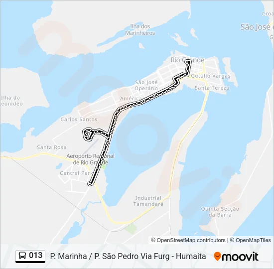 013 Bus Line Map