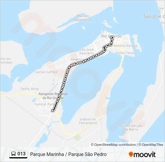 013 Bus Line Map