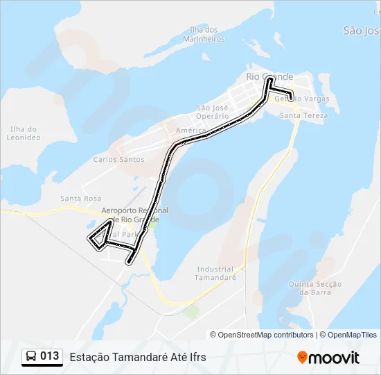 013 Bus Line Map