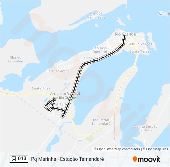 013 Bus Line Map