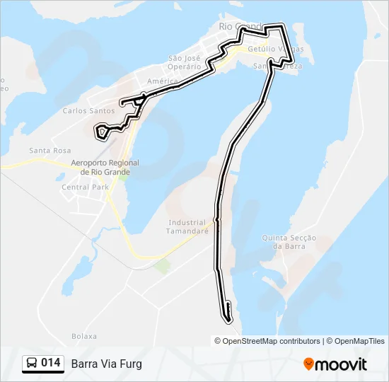 014 Bus Line Map
