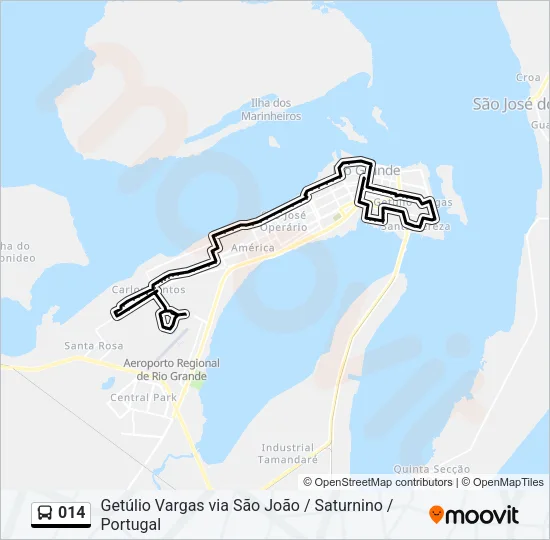 014 Bus Line Map