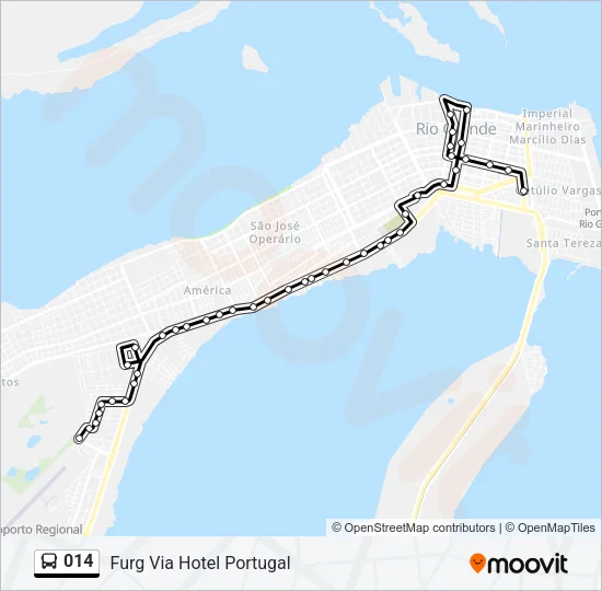 014 Bus Line Map
