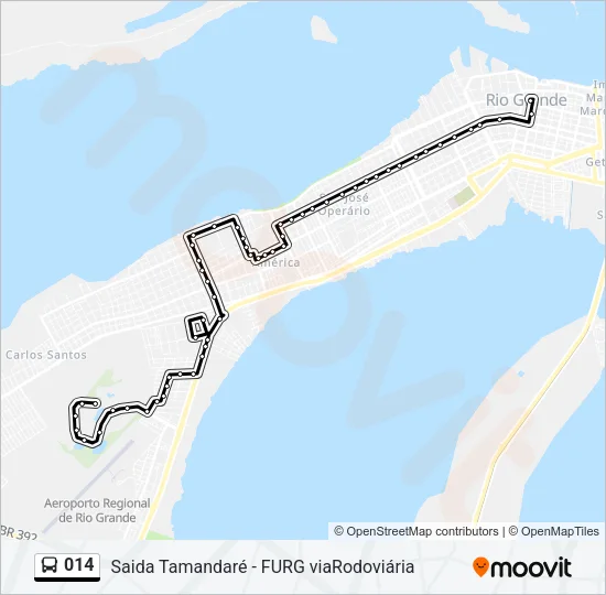 014 Bus Line Map