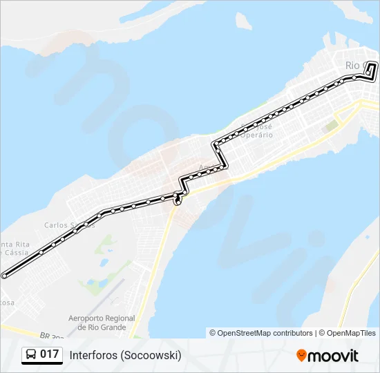 017 Bus Line Map