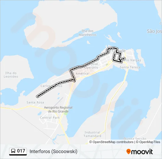 017 Bus Line Map
