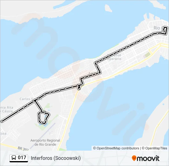 017 Bus Line Map