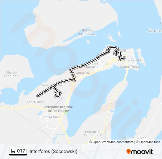 017 Bus Line Map