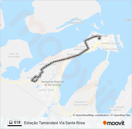018 Bus Line Map