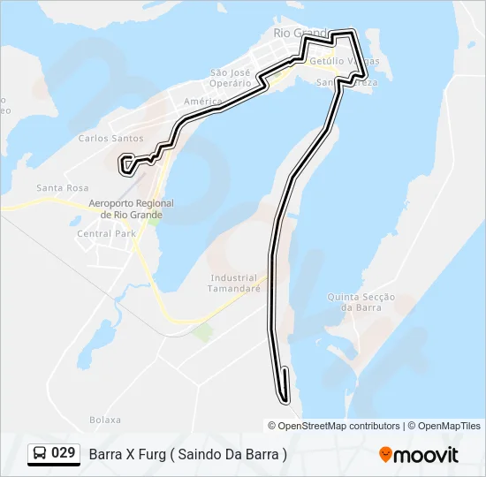 029 Bus Line Map
