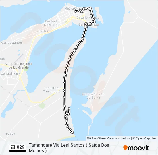 029 Bus Line Map