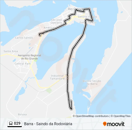 029 Bus Line Map