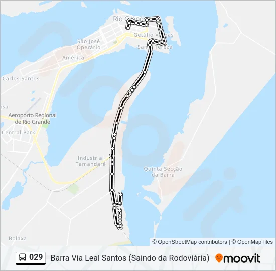 029 Bus Line Map