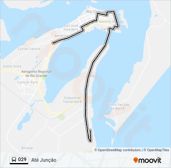 029 Bus Line Map