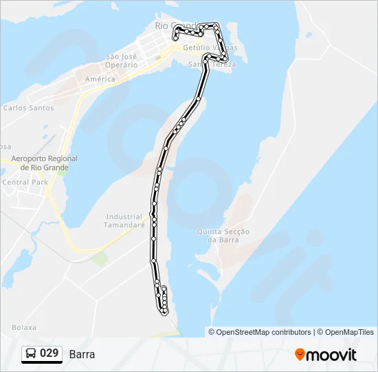 029 Bus Line Map