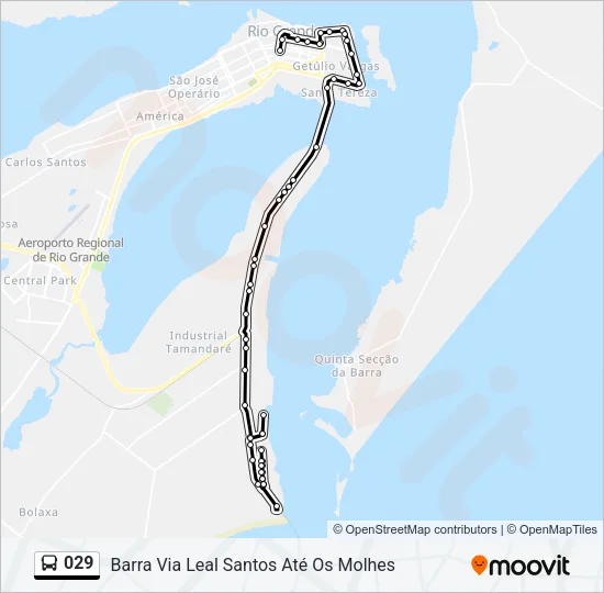 029 Bus Line Map