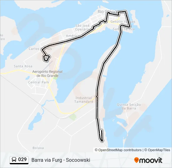 029 Bus Line Map