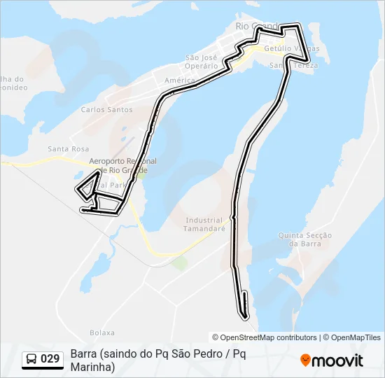 029 Bus Line Map
