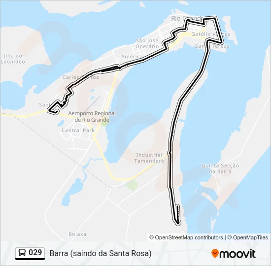 029 Bus Line Map