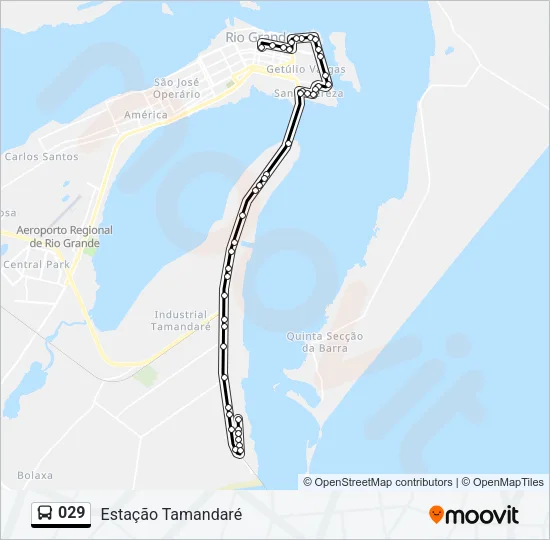 029 Bus Line Map