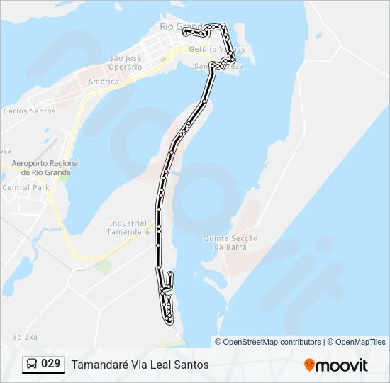 029 Bus Line Map