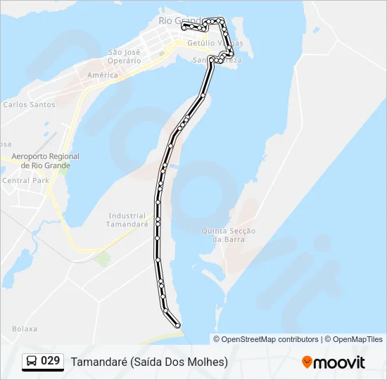 029 Bus Line Map