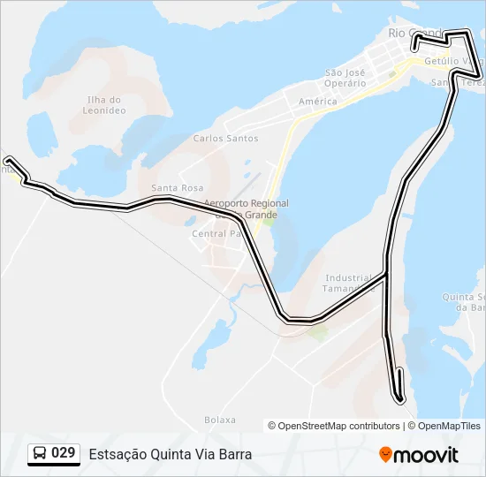 029 Bus Line Map