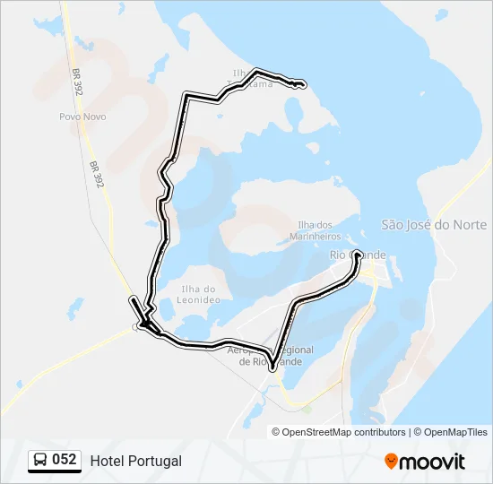 052 Bus Line Map
