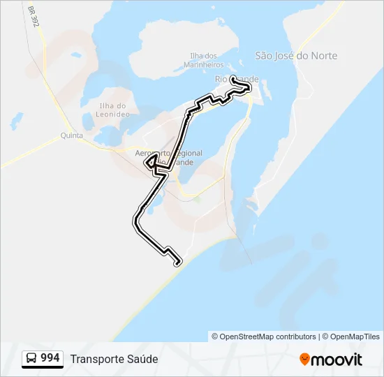994 Bus Line Map