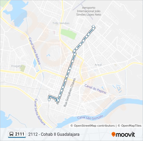 2111 bus Line Map