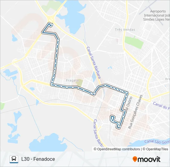 L30 Bus Line Map