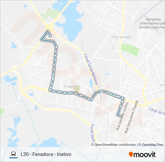 L30 Bus Line Map