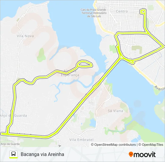 307 ALTO DA ESPERANÇA / DEODORO Bus Line Map